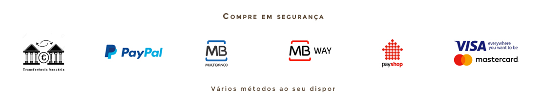 Métodos de pagamento Métodos de pagamento